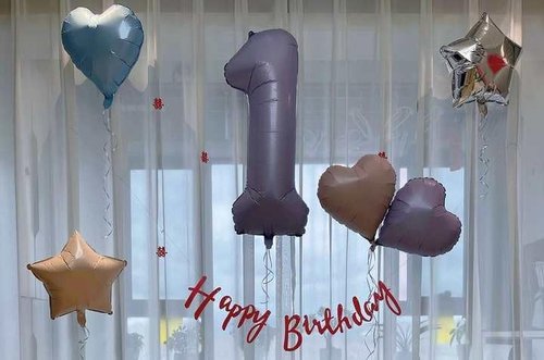 Lilac Number 7 Foil Balloon - 40 Inch Giant 7th Birthday Party Decoration for Kids