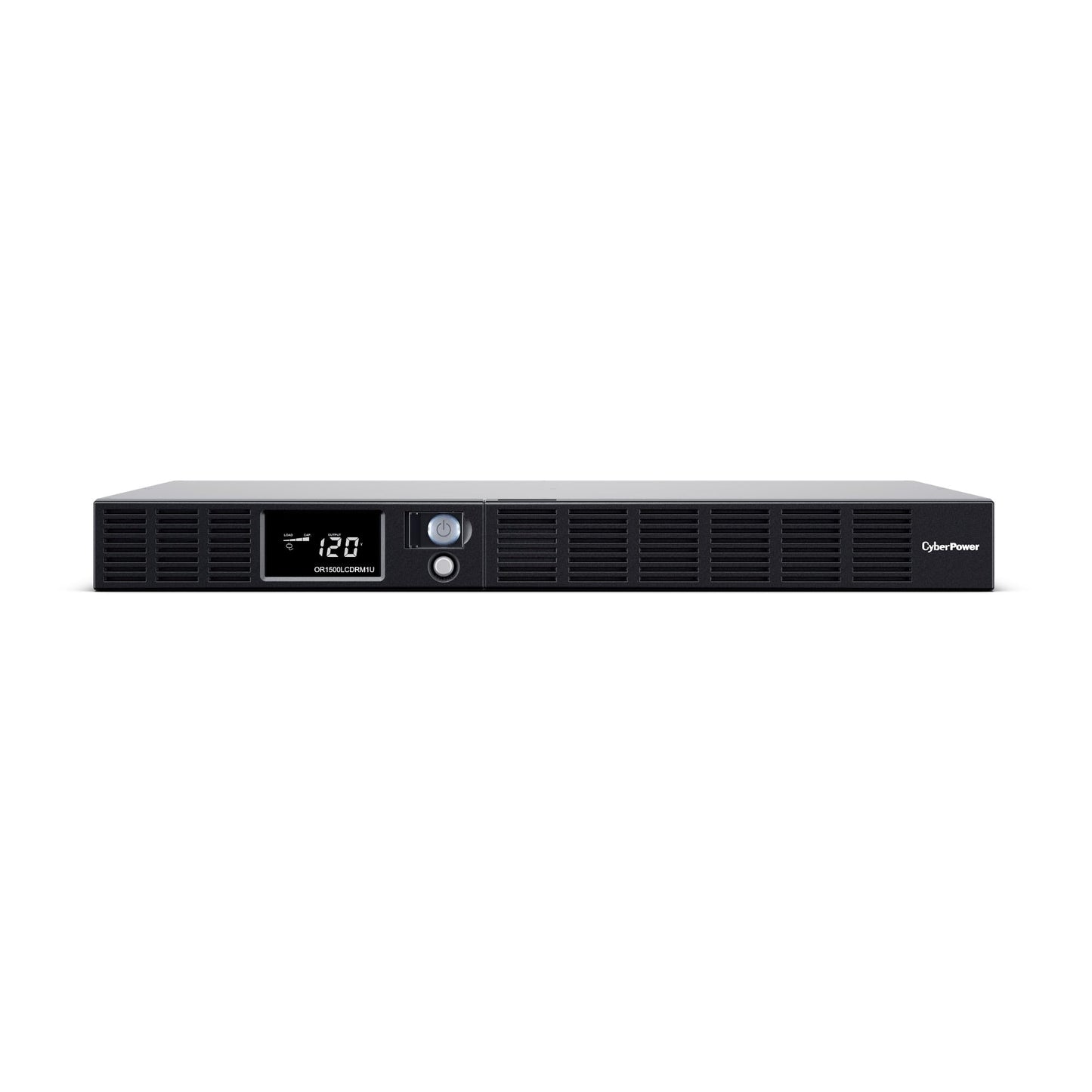 CyberPower OR1500LCDRM1U Smart App LCD UPS Battery Backup and Surge Protector, 1500VA/900W, 6 Outlets, AVR, 1U Rackmount, UL Certified