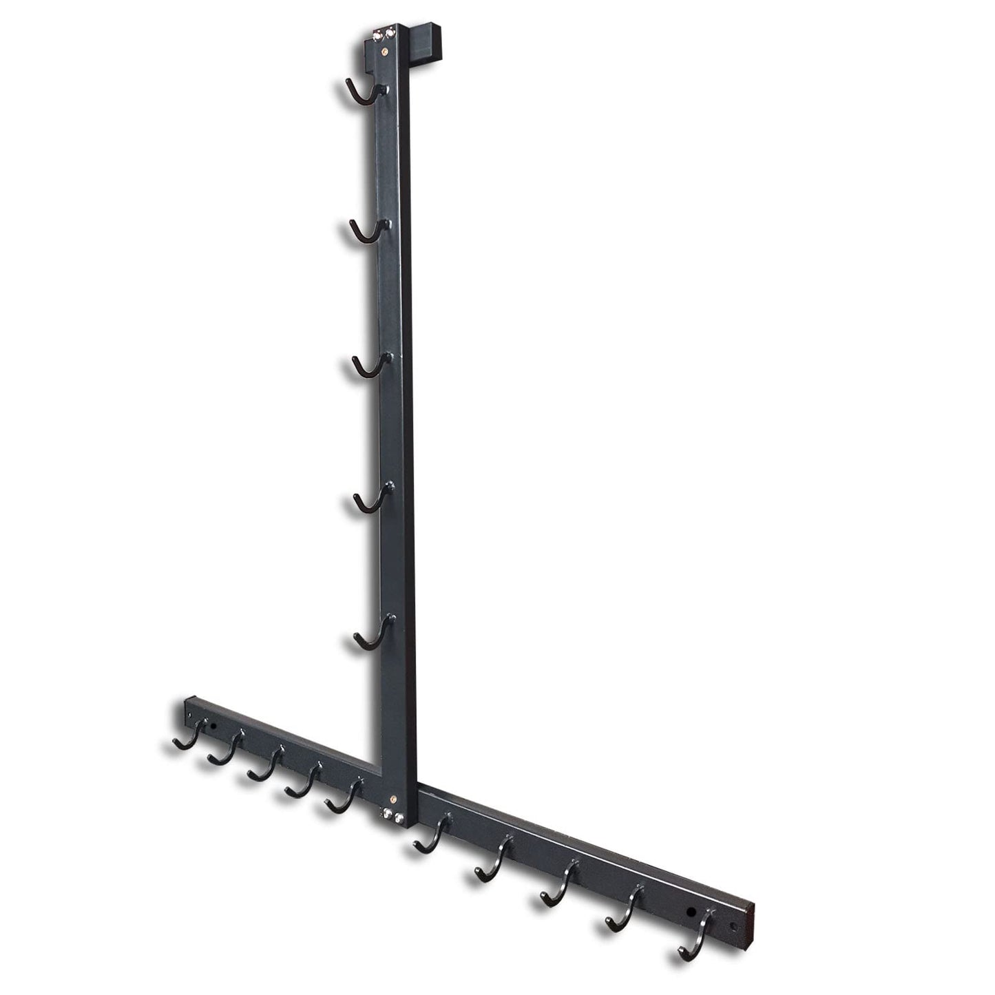 Gym Fitness LAT Pull Down Bar Storage Rack for Mag Grip - Heavy Duty A-Frame Stand for Pulldown Attachments (T-ZHIJIA)
