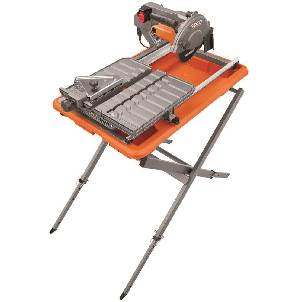 9-AMP 7 in. Blade Corded Wet Tile Saw with Stand