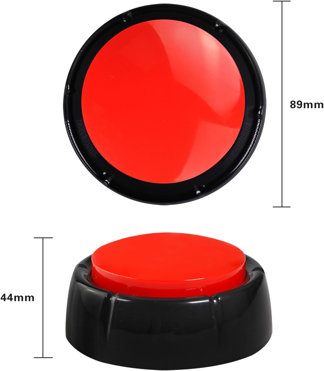 Wariolle 30 Recording Buttons Recordable Button Second Voice Record Button Dog Buttons Talk for Pet Training Games