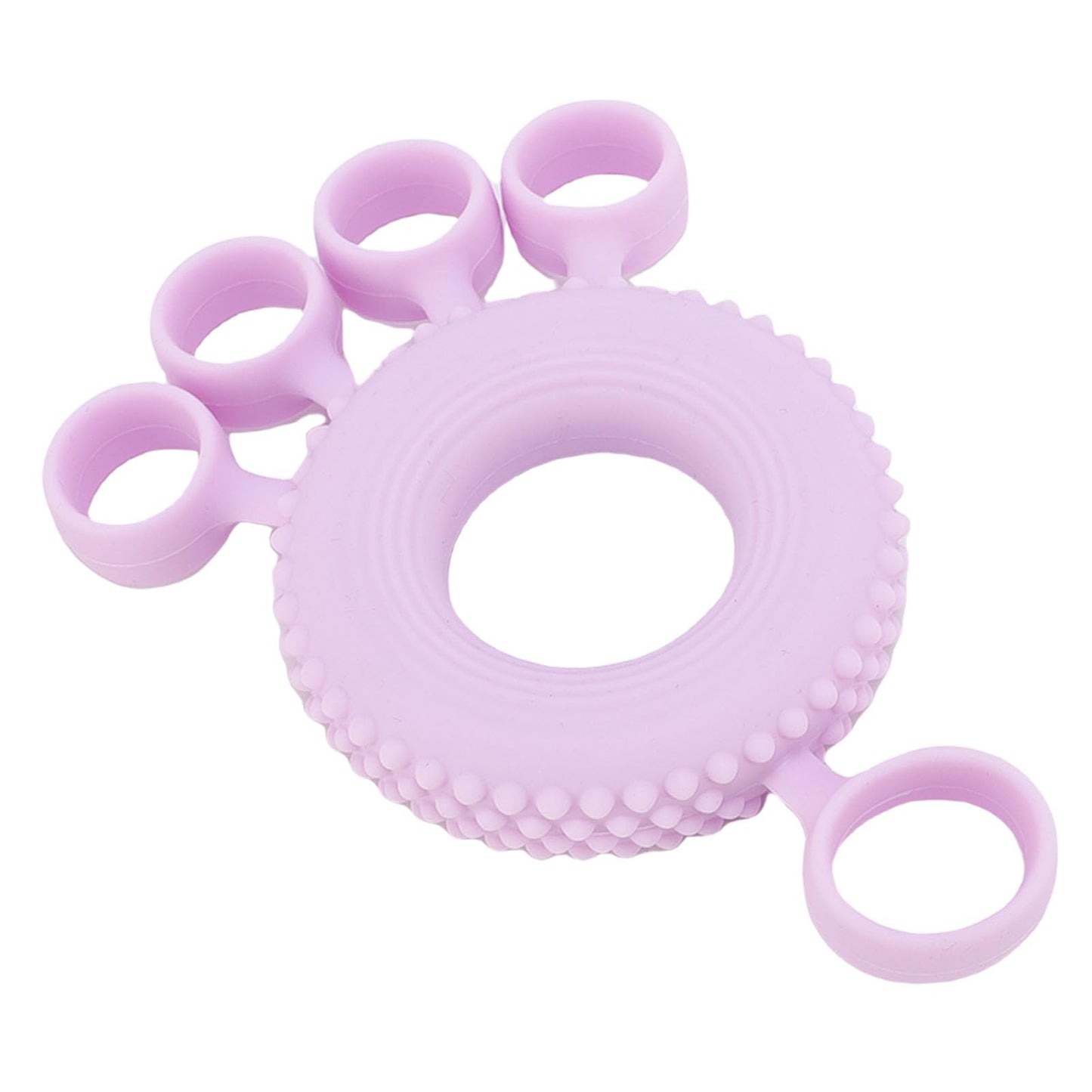 NOENNULL Finger Stretcher Grip Strength Trainer Soft Non Slip Finger Exerciser for Home Office Gym Silicone Purple