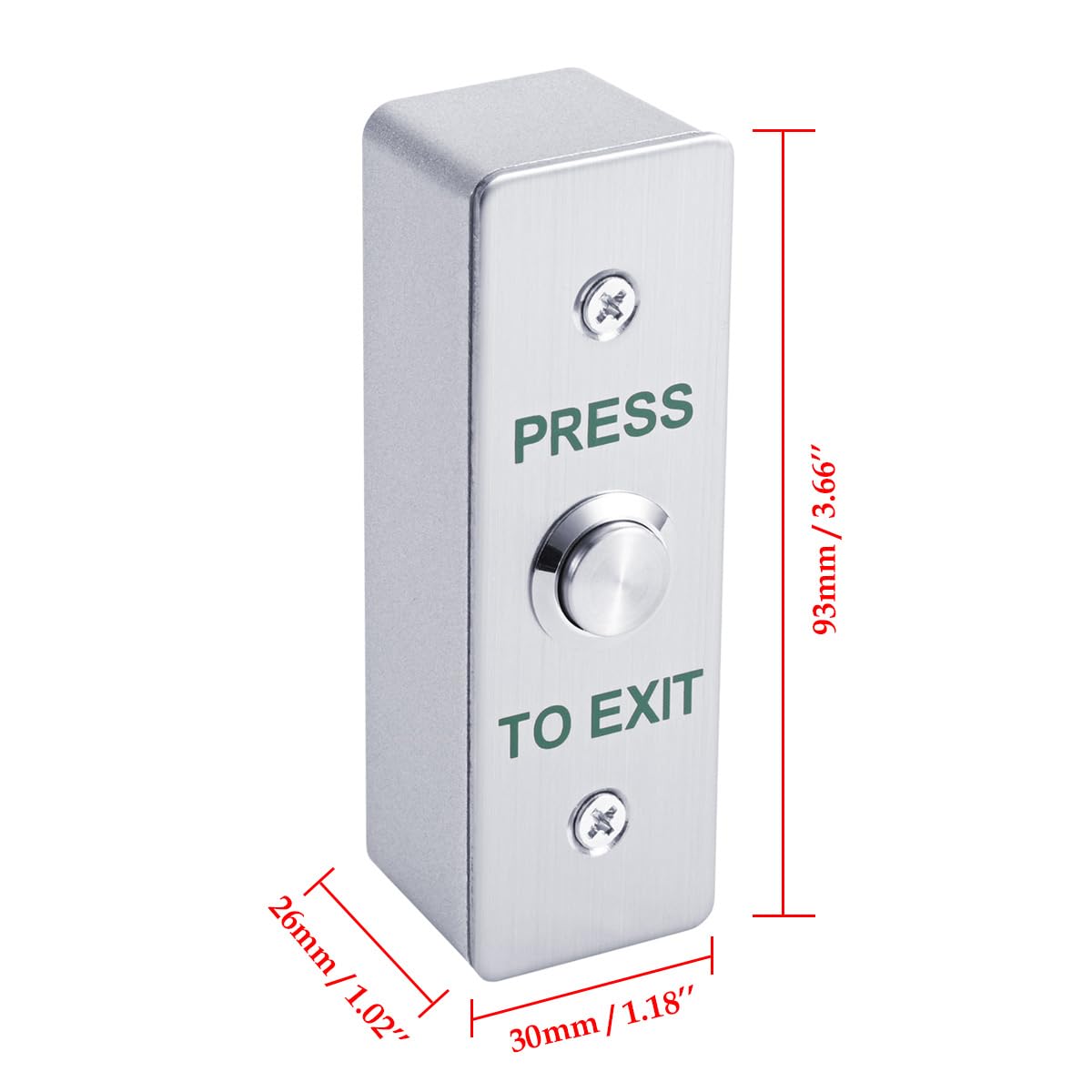 Door Access Control System 1200lbs Magnetic Lock Kit with 4 Remote Controls Stainless Steel Exit Button