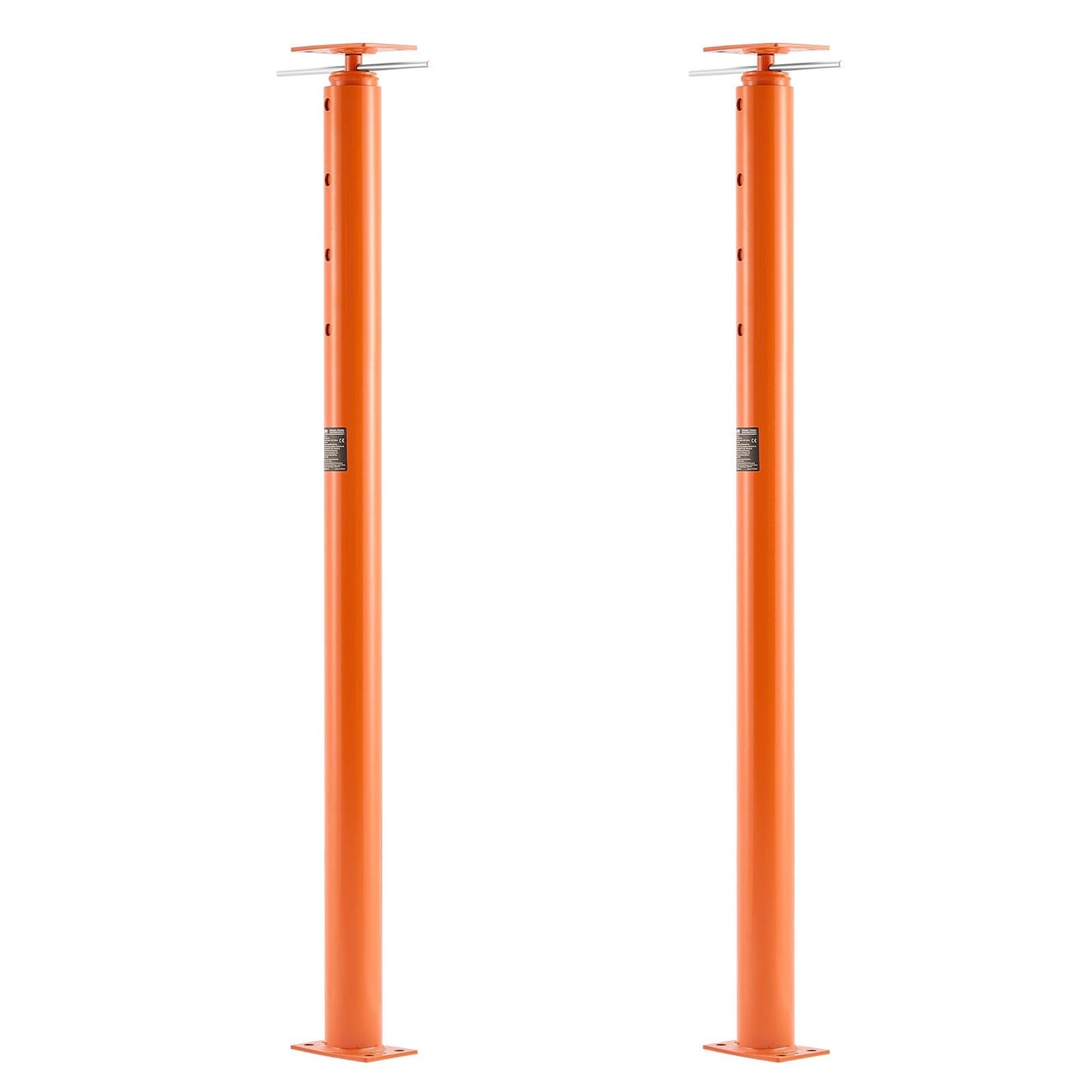 VEVOR House Floor Jacks, 2 Pack 54-150 Inch Height Range, 11200 lbs Max Load Capacity, Adjustable Support Beam Basement Jack Post Pole for Leveling, Lift Steel Telescoping Post for Temporary Support