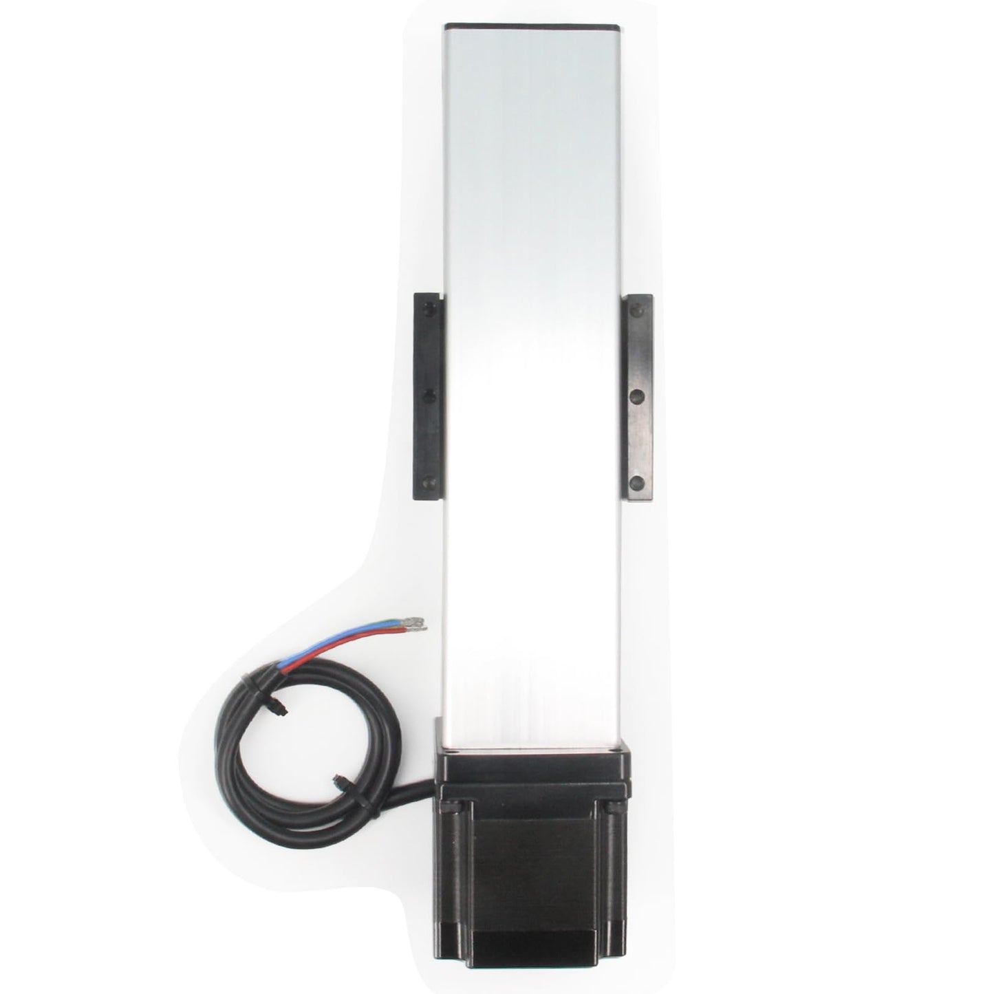 Zeberoxyz Fully Enclosed Linear Rail Guide Ballscrew SFU1605 with Square Linear Rails with NEMA23 Stepper Motor, 100mm Effective Stroke Length for CNC Router Parts (Size:100mm)