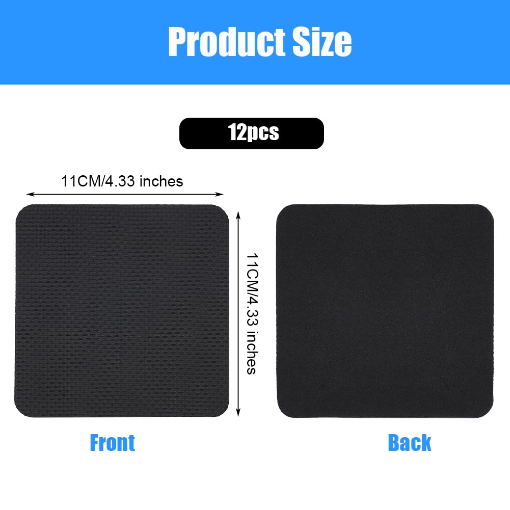 AMFUN 12 Pcs Gym Grip Pads for Weight Lifting Workout, Lifting Grips, Hand Pads, Adjustable Neoprene Padded for Men Women Fitness Strength Training