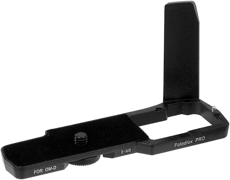 E-M5 Fotodiox Pro, All Metal Black Camera Hand Grip for Olympus OM-D Mirrorless Digital Camera with Battery Access
