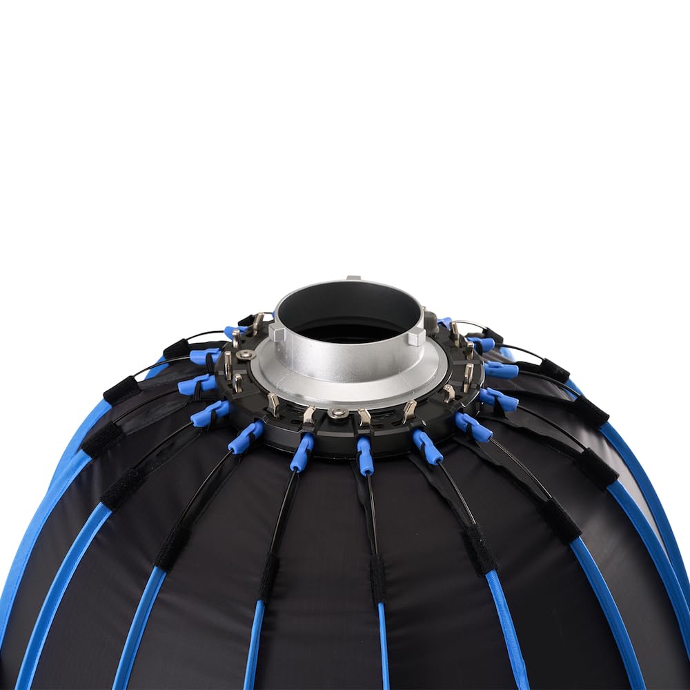 Amaran Light Dome 60 Bowens Mount Modifier,Size 60cm (2ft),Quick-Release Design with Grid,Two Difusion and Carrying Bag,Compatible with Amaran COB Lights and Other Bowens Mount fixtures
