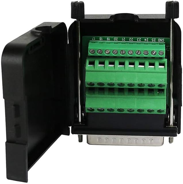 Twinkle Bay DB25 Db25 x1, x1) TwinkleBay Connector to Wiring Terminal Breakout Board Solder-Free with Case (Male