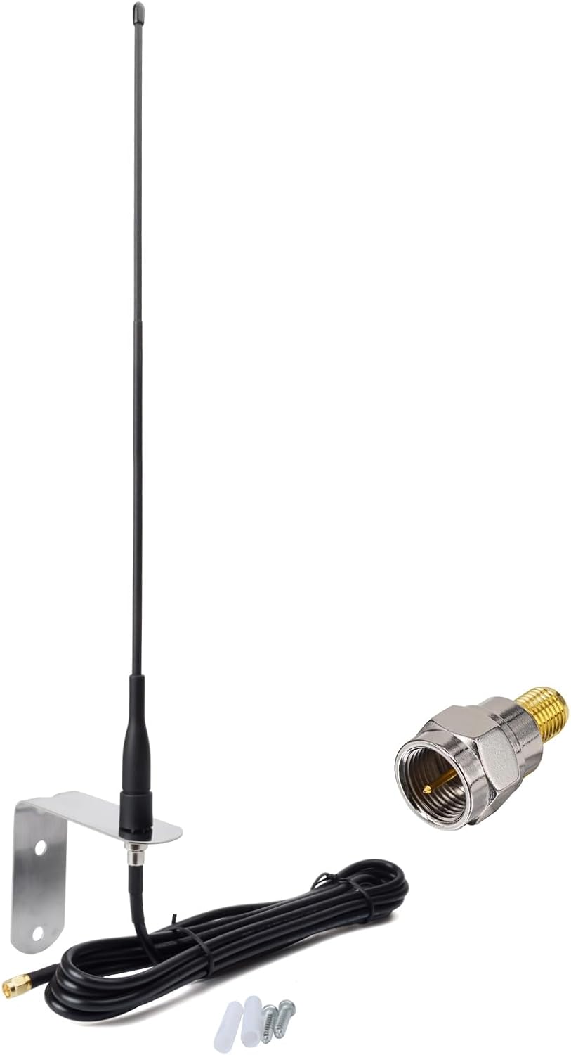 UAYESOK 433Mhz 500 433Mhz External Antenna for Remote Distance up to ft+, Garage Door Gate Aerial Signal Booster