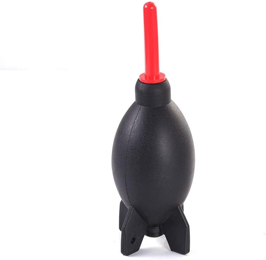 FocusFoto 6.6 Inch PRO Rubber Rocket Air Blower Duster Cleaner Dust Cleaning for DSLR Camera CCD Lens Keyboard Red