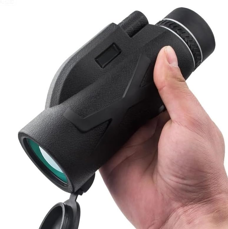 Generic 80x100 Monocular Telescope for Adults High Powered, Monocular for Adults, Compact Low Light Vision