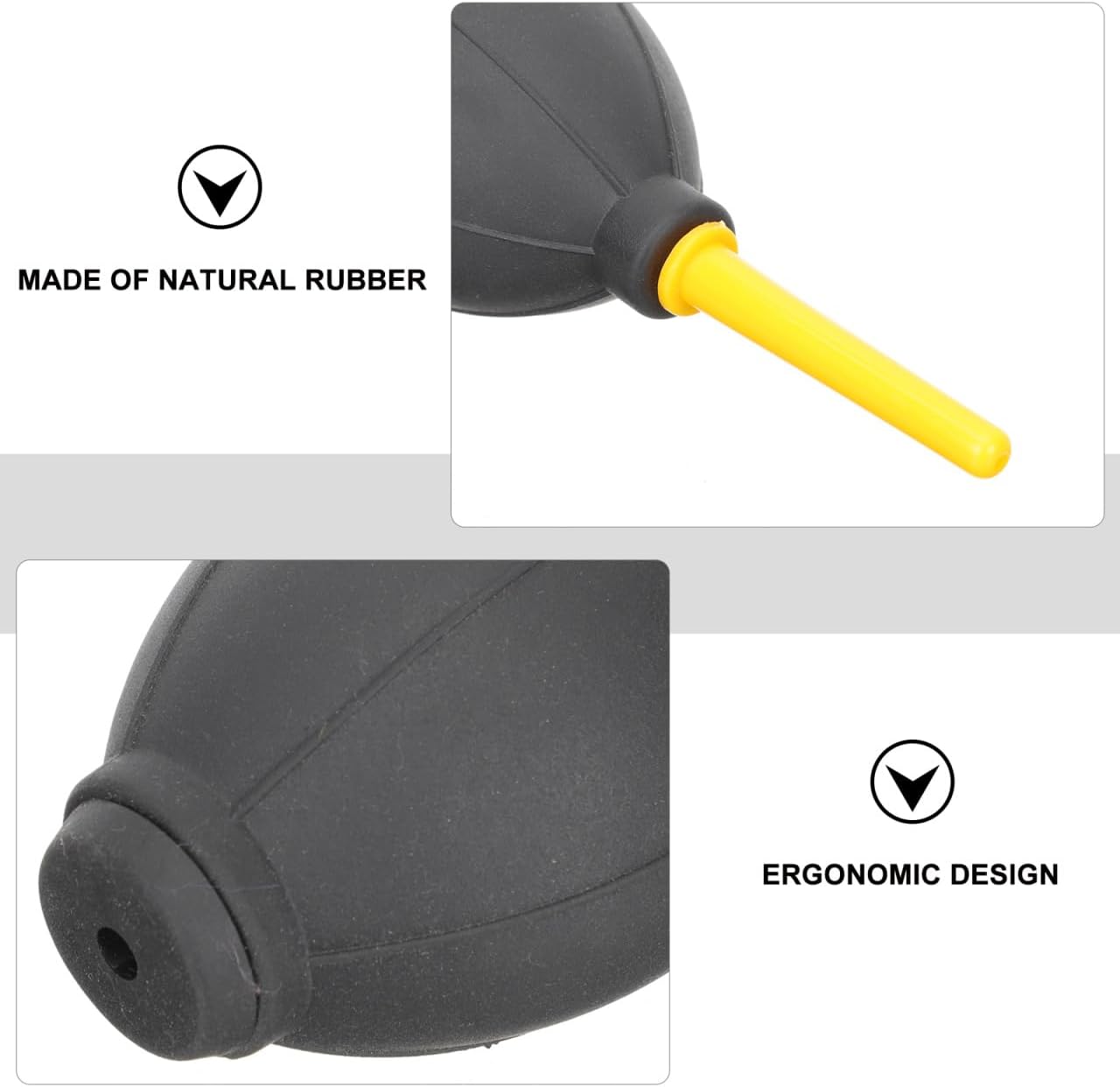 5.70X4.33X2.16 Inch Bulb OSALADI Camera Air Blower Dust Pump for DSLR Lens Keyboard Screen Cleaning Tool with Ergonomic