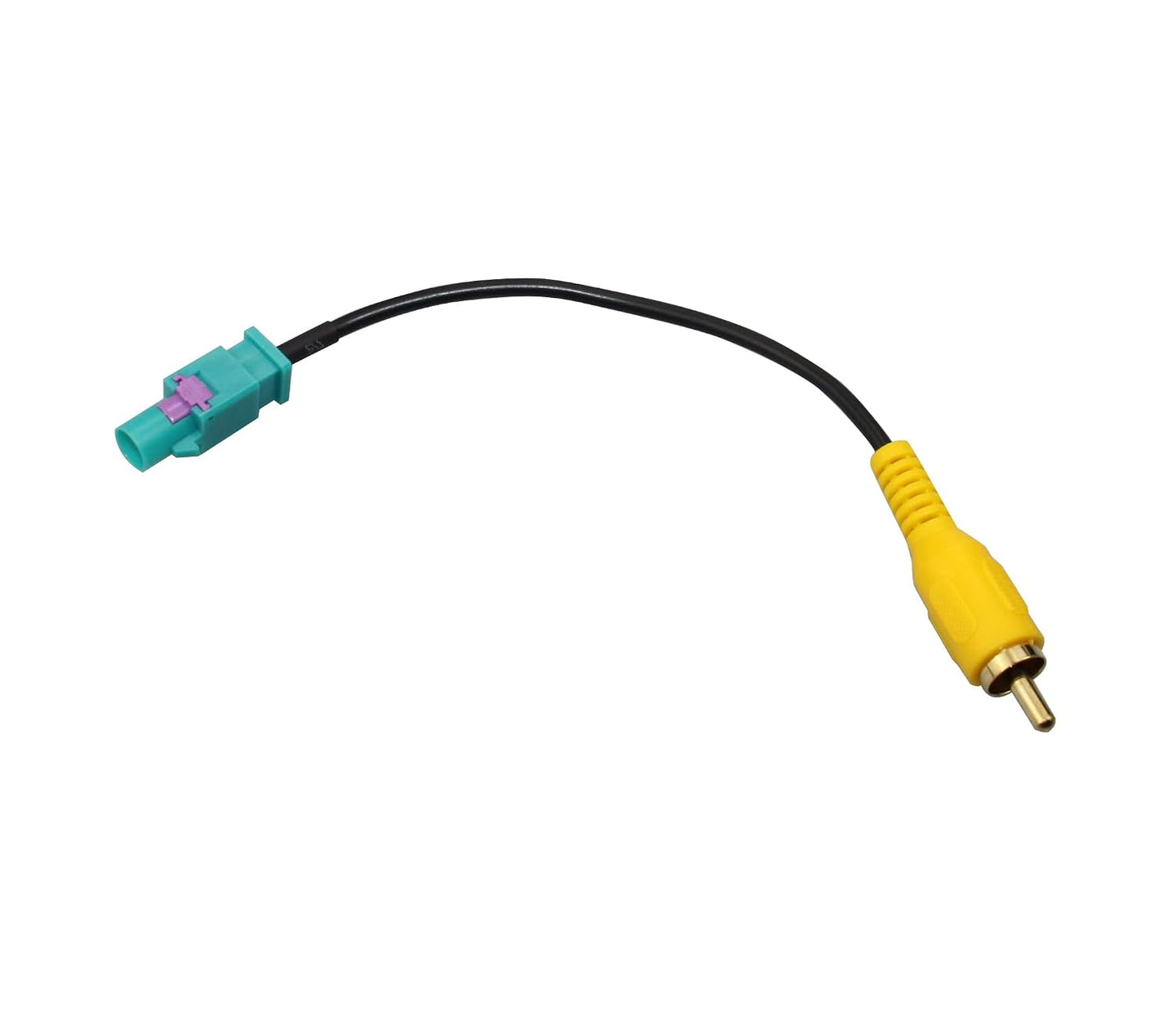 15cm Antenna Adapter for Fakra Male to RCA Male for Car Reverse Backup Rear View Camera Long