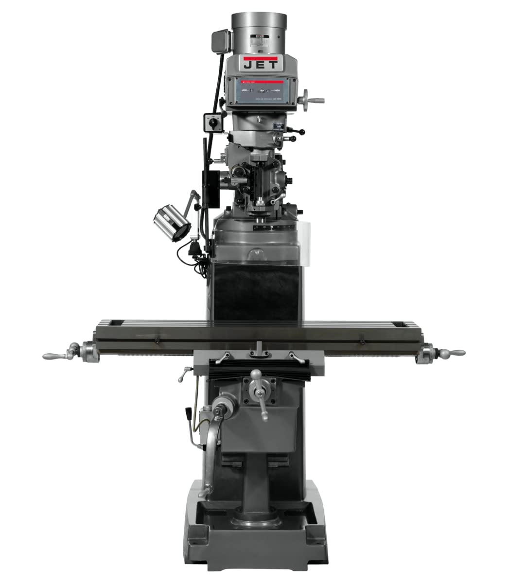 JET Variable-Speed Vertical Mill, X-Axis Powerfeed, ACU-RITE 203 DRO, 230/460V 3Ph (JTM-1050VS2)