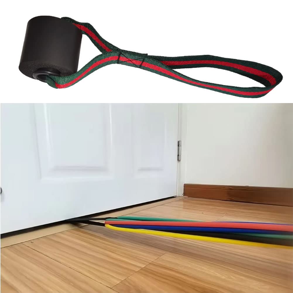 Door Anchor Resistance Bands, Fits in Any Door, Heavy Duty Door Strap Attachment Door Anchor Fitness Equipment Accessory for Home & Gym Training (2pcs)