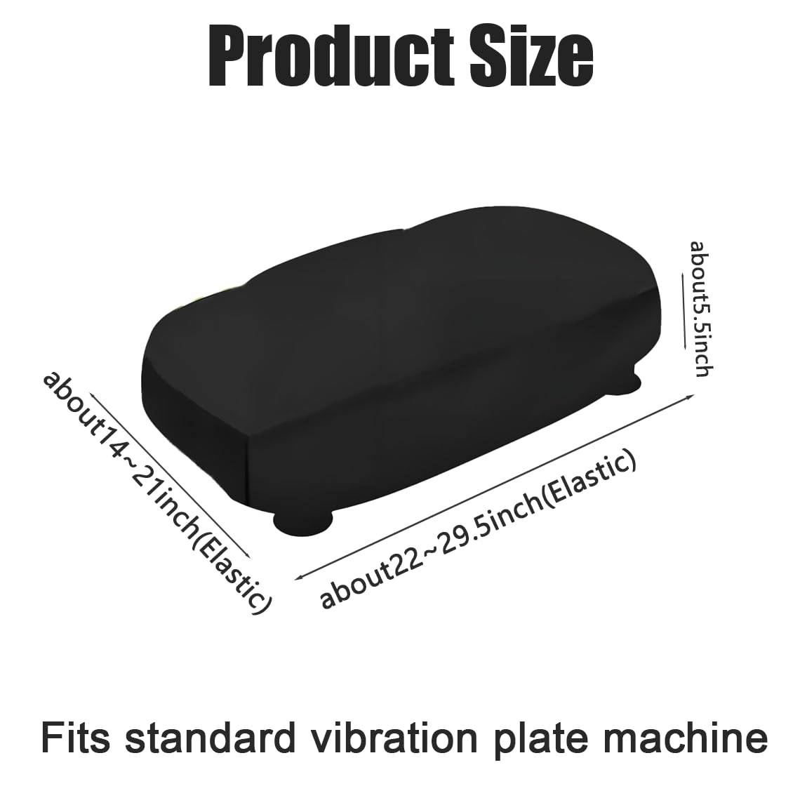 Vibration Plate Cover,Stretchy Dust Guard Sleeve for Vibration Plate,Body Shaping Machines Dust Cover,Fully Dust-proof Protector for Weight Loss Motor (1)