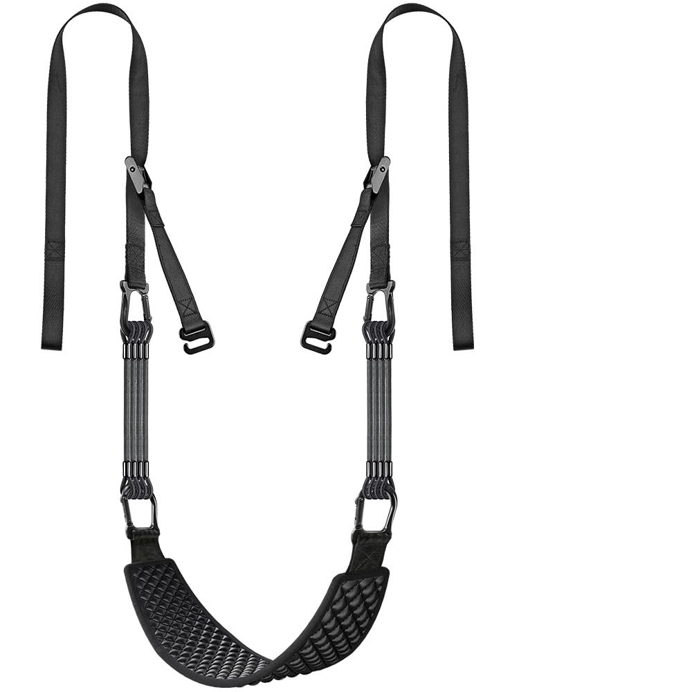 Kipika Pull Up Bands with Dip Belt - Adjustable Resistance for Chin Ups, Body Stretching & Strength Training - Heavy Duty Elastic Straps & Metal Chain Suitable for Home Gym Workout