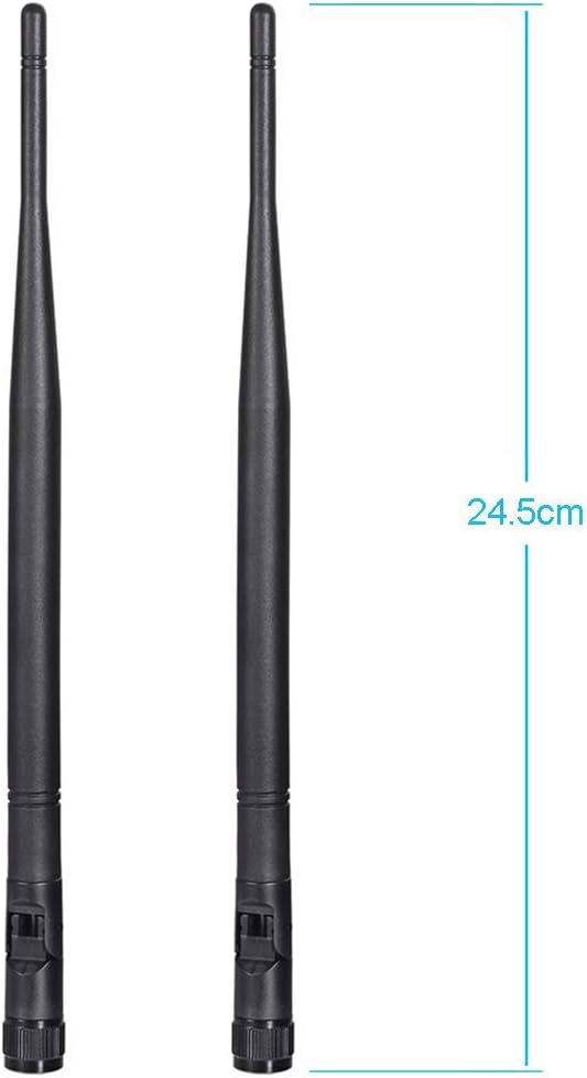 BINGFU 4G 5dBi (2-Pack) LTE RP-SMA Antenna for Trail Camera - for Cellular Game Camera, Wildlife Hunting & Outdoor