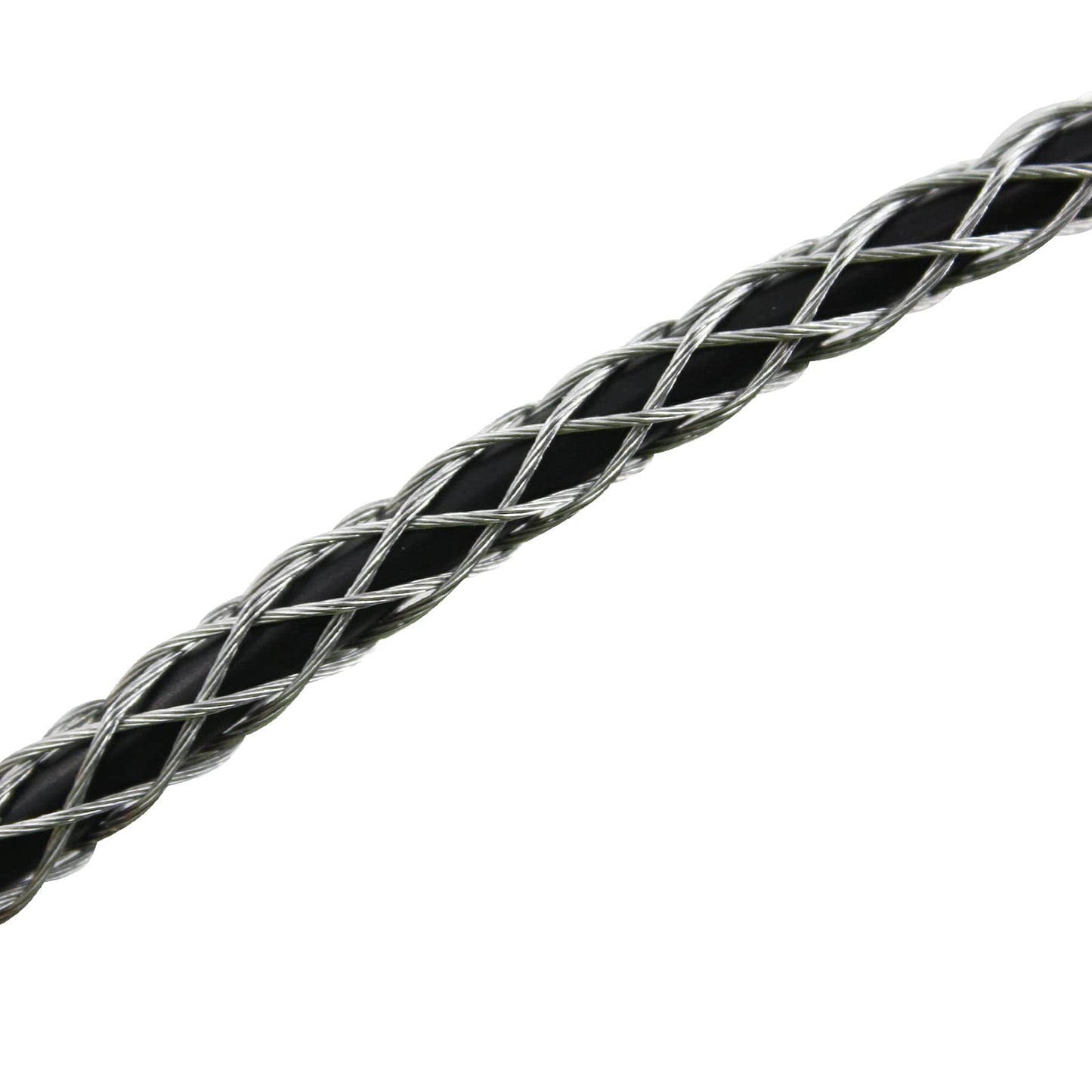 VGongTech Cable Pulling Grip Sock with 5mm Nut Flexible Eye Mesh Rope Cable Sock Kit Galvanizing Steel Antislip Pipe Cable Wire Pulling Grips Lassos 6 Set 4-25mm