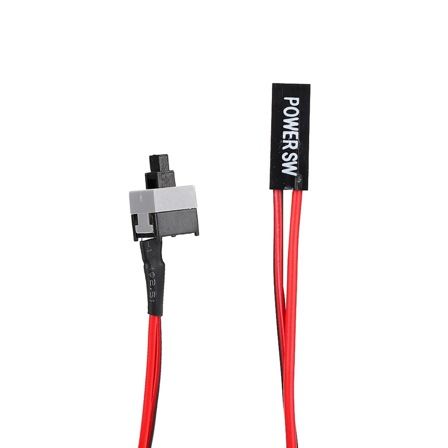 Reset 2Pin PC Power, PC Passthrough Motherboard Power, Jumper Switch for ATX Chassis, Power Switch Cable for PC