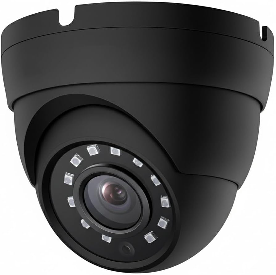 Real HD 2MP 2.8mm 100 1080P 65ft Dome TVI AHD CCTV Surveillance Security Camera, Wide Viewing Angle, Dome Camera, Night