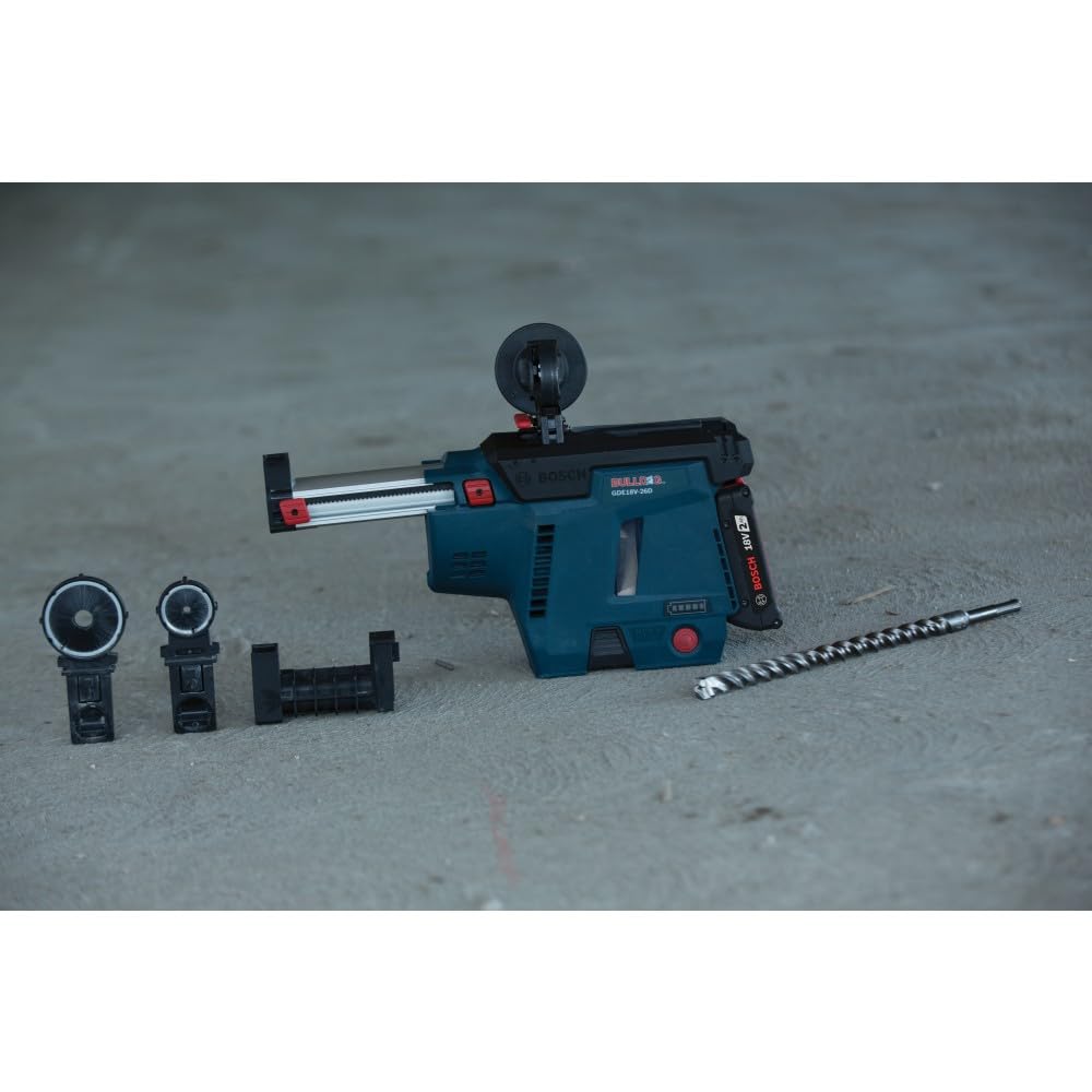 BOSCH GDE18V-26DB15 SDS-plus® Bulldog™ Mobile Dust Extractor Kit with (1) CORE18V® 4 Ah Advanced Power Battery