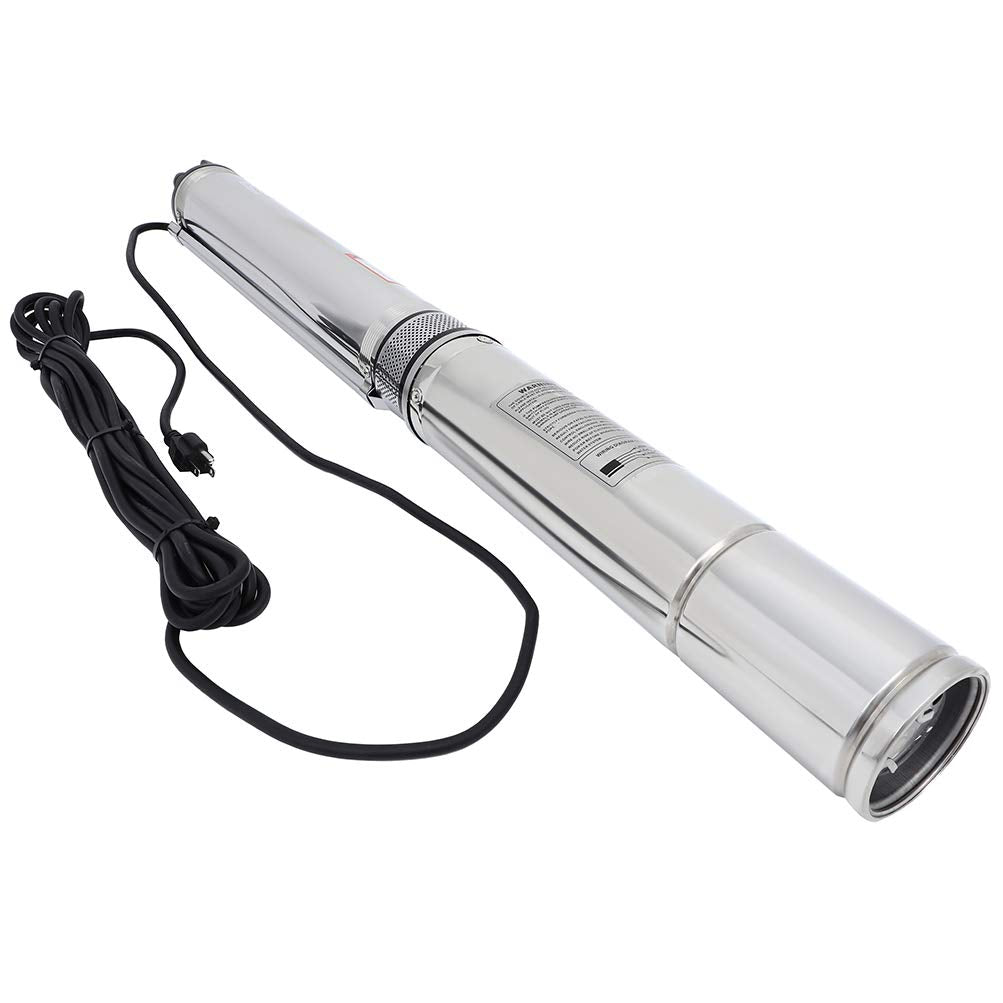 SCITOO Deep Well Pump for Garden Home Agricultural Irrigation 2 hp 42GPM Submersible Pump 440ft/134m 220V-240V / 60Hz