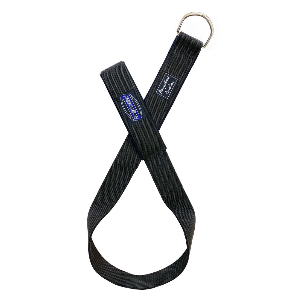 Bodylastics Resistance Band Anchor, Heavy-Duty Attachment for Exercise Resistance Bands, Easy Use Anchor Band for Resistance Tubes, With Nylon Webbing, Neoprene Padding, and O-Ring, 43 Inches