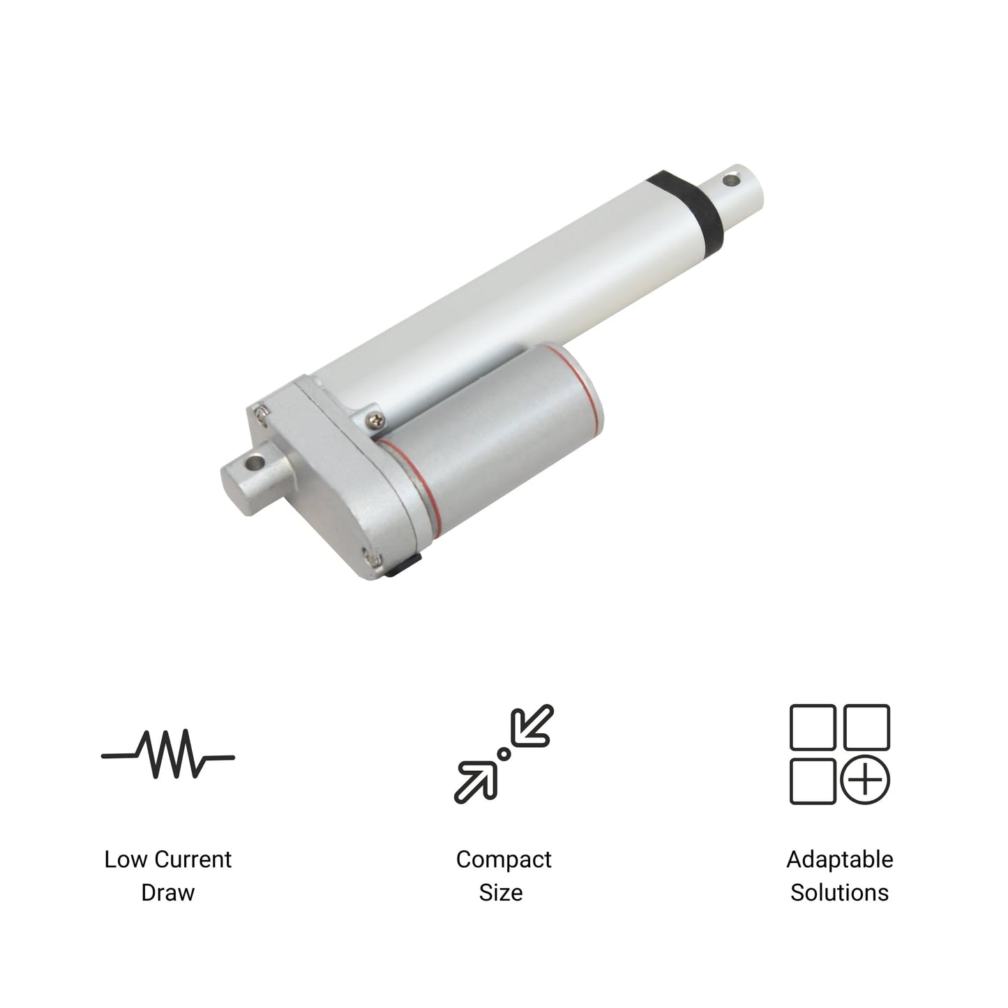 Progressive Automations 12V Mini Linear Electric Actuator - 3 inches, 35 lbs Force, Innovative Compact Design and Versatile Capabilities for Home and General Automation, Automotive, Manufacturing