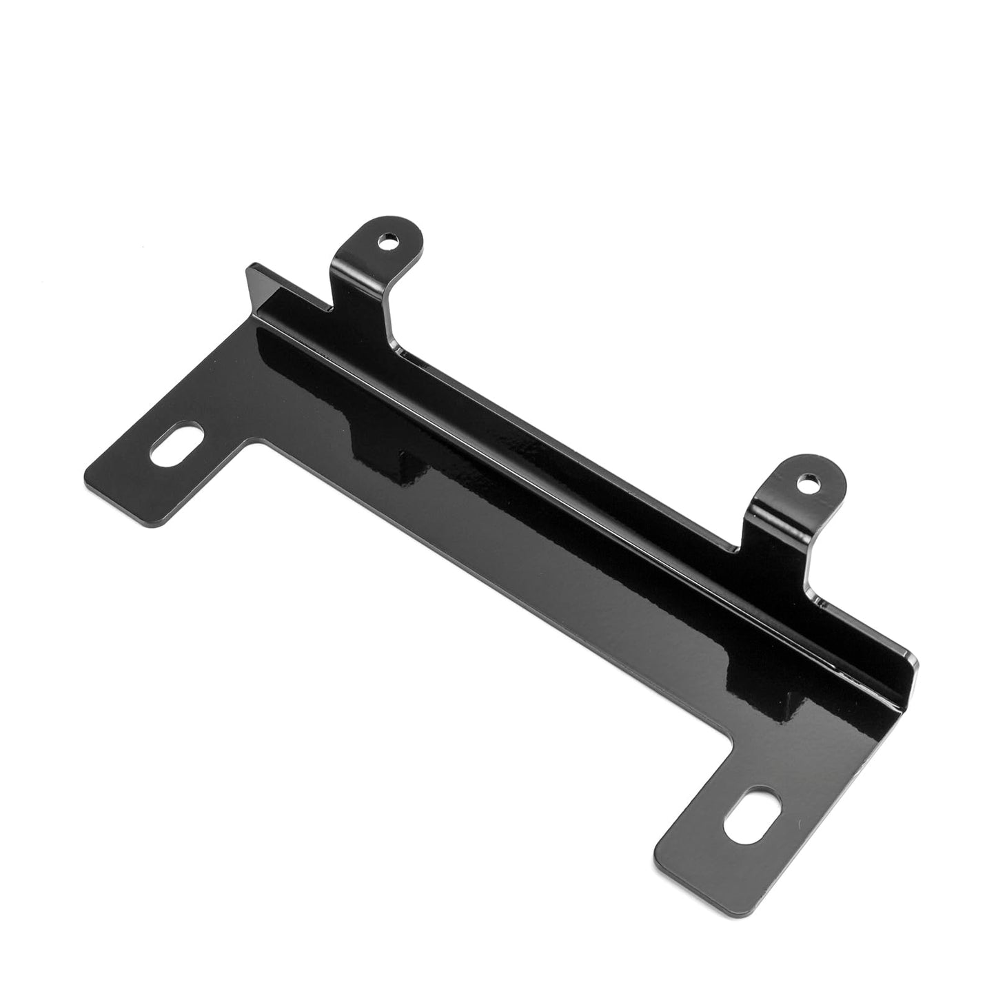 WeiSen Hidden Winch Mount Bracket Winch Mounting Plate Black Compatible with GMC Sierra 1500 Fit Chevy Silverado 1500 2007-2013