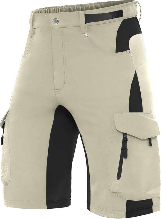 XKTTAC Men's Outdoor Quick Dry Lightweight Stretchy Shorts for Hiking, Tactical, Camping, Travel with 6 Pockets