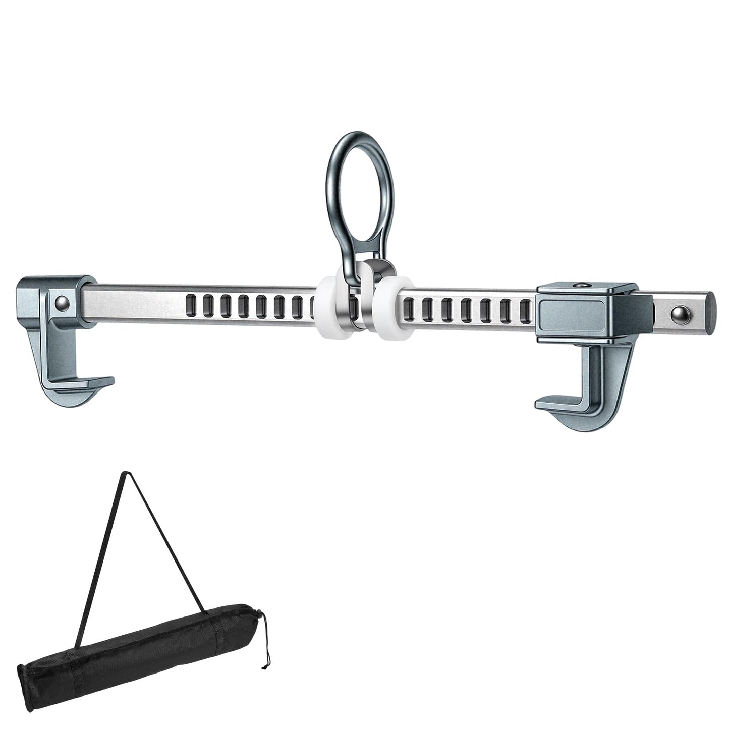 Portable Aluminum Horizontal Sliding Beam Anchor - Adjustable to Fit I or H Fall Protection Beam Anchor with Flange Widths 2.9" to 14" - Easy Installation, Meets or Exceeds ANSI & OSHA