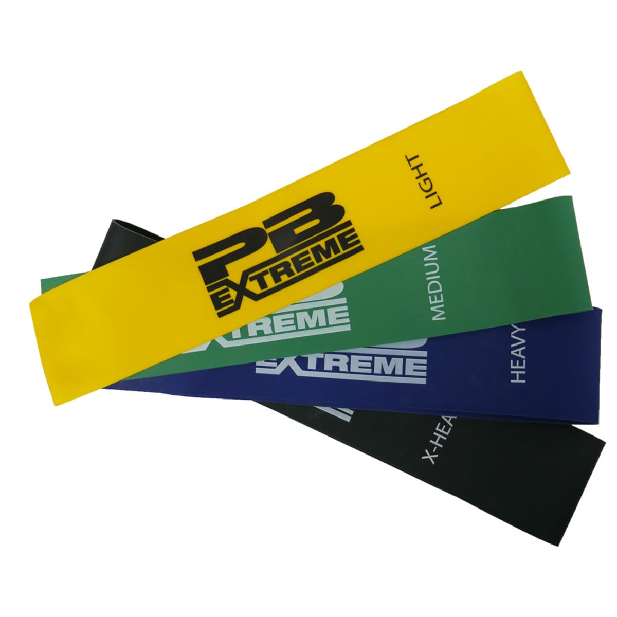 Perform Better Extreme Mini Band Resistance Loop Exercise Bands Set of 4-9" by 2"