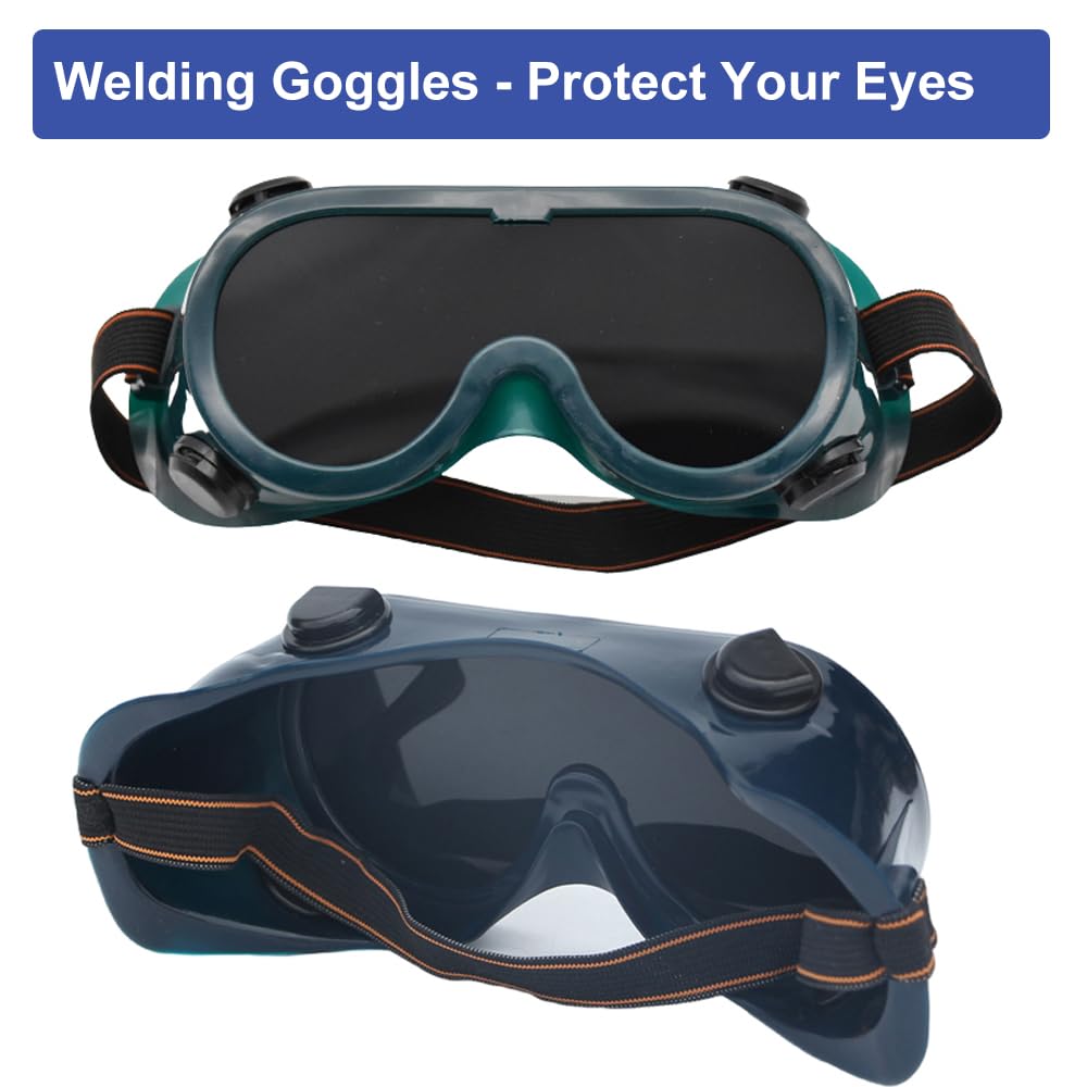 Cutting Torch Set Oxy Acetylene Torch Kit,Portable Gas Cutting Torch and Welding Kit with HeatingTip, Acetylene Oxygen Gas Regulator Twin Gas Hose Welding Glasses