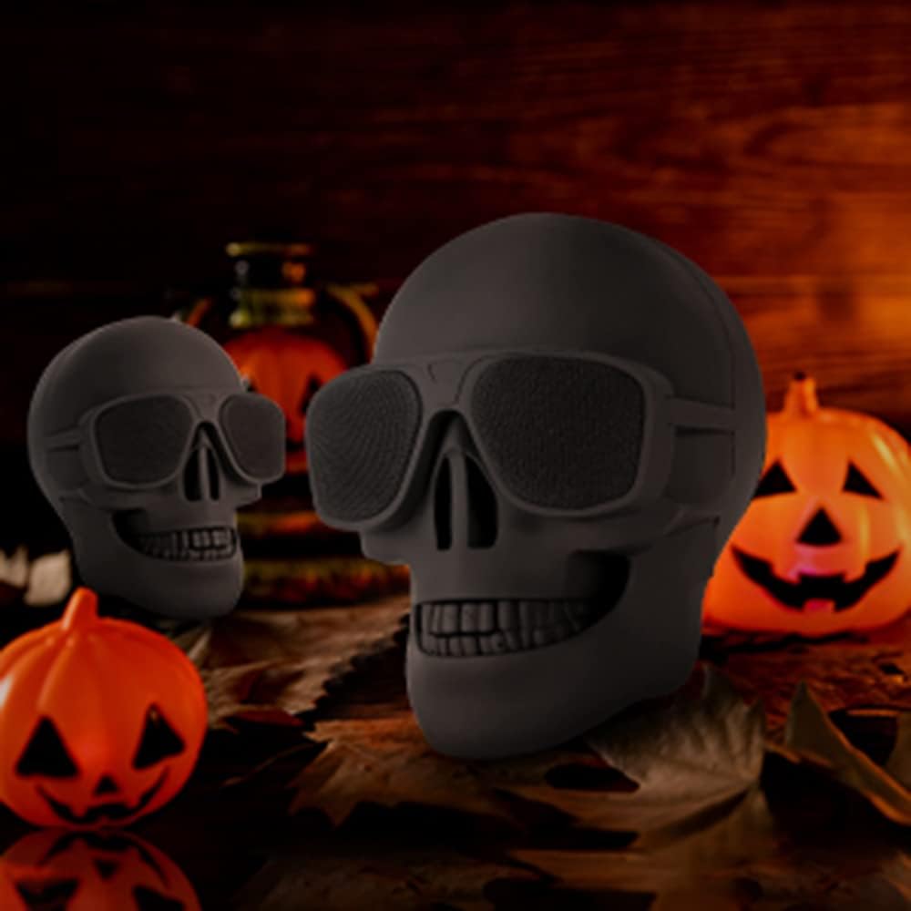 VIGROS 8W Phone/MP3/MP4 Skull Speaker, Portable Bluetooth Speakers Unique Speaker Output Bass Stereo Compatible