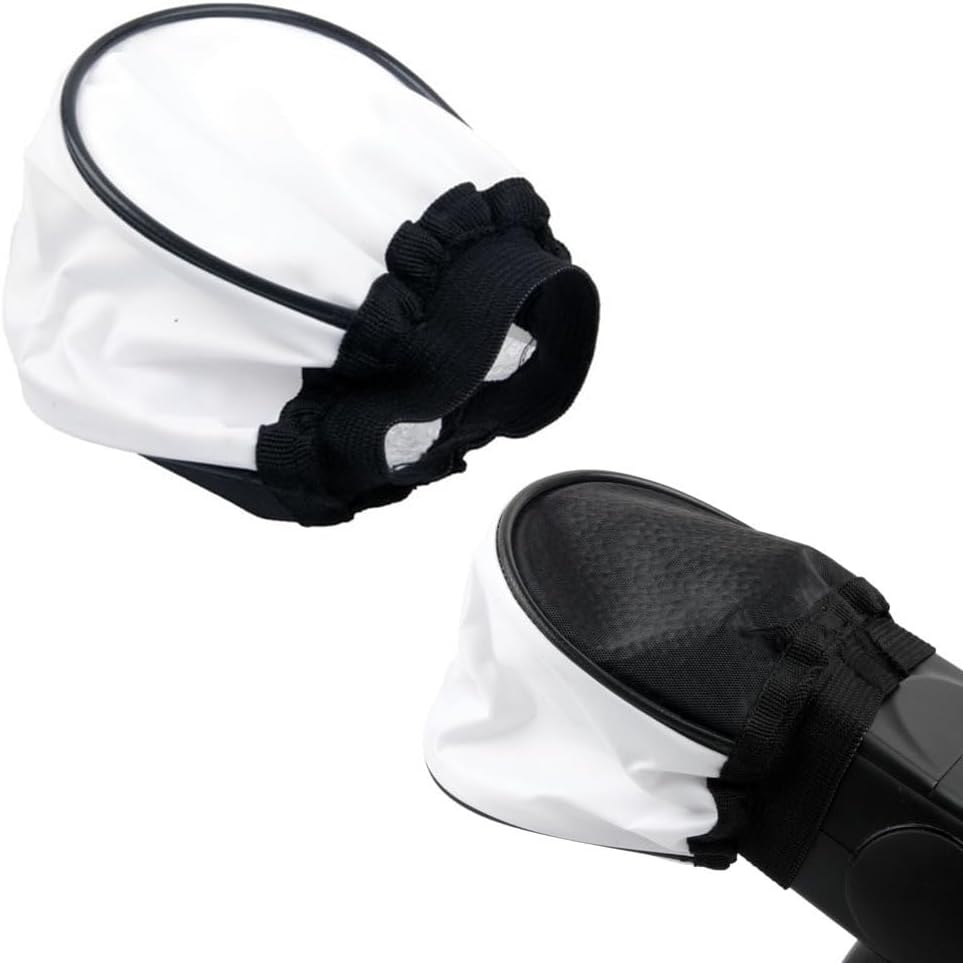ThtRht 2 Pack Universal Flash Diffuser Mini Fabric Soft Light Flashes Bounce Cap Cover Attachment for Camera Flash
