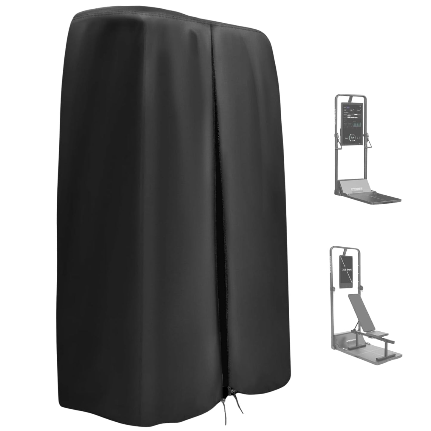 Andacar Cover for Speediance Home Gym Equipment, Waterproof Smart Home Gym System Cover, Strength Training Fitness Equipment Protector for Home Workout Cable Machine - 28"L×15"W×71"H, Black