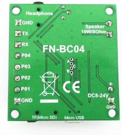 Electronics123.com, Inc. 4 MP3 10W Buttons Triggered Player Board with Amplifier and Terminal Blocks