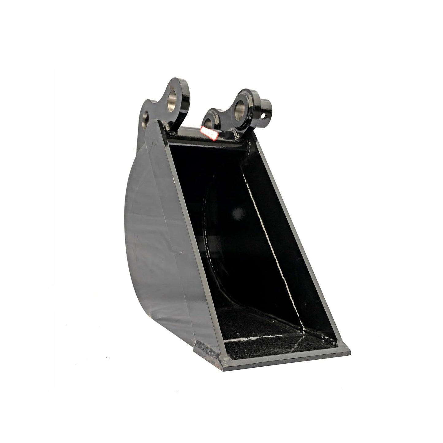 No Teeth Mini Excavator Bucket, Flat Tooth Backhoe Attachment, Small Digger Buckets, for Excavators, Span: 90MM/3.54in, Hole Diameter: 25MM/0.98in, Center Wheelbase: 90MM/3.54in (20cm/7.87in)