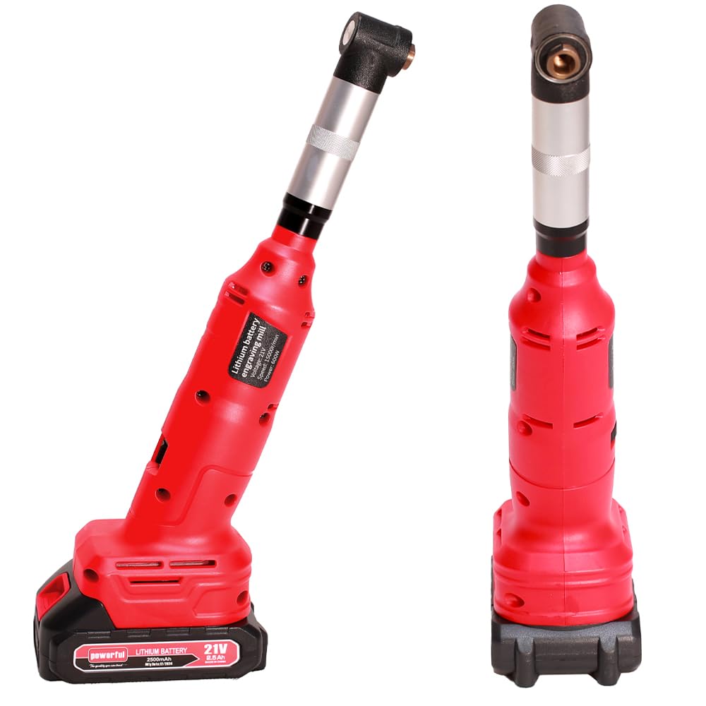VOTOER 600W Cordless Die Grinder Sander Polisher Grinding Tool for Contour Grinding, Cutting, Engraving, Polishing, Milling, 5 Variable Speeds, 15000 RPM, with Lithium Ion Batteries and Charger