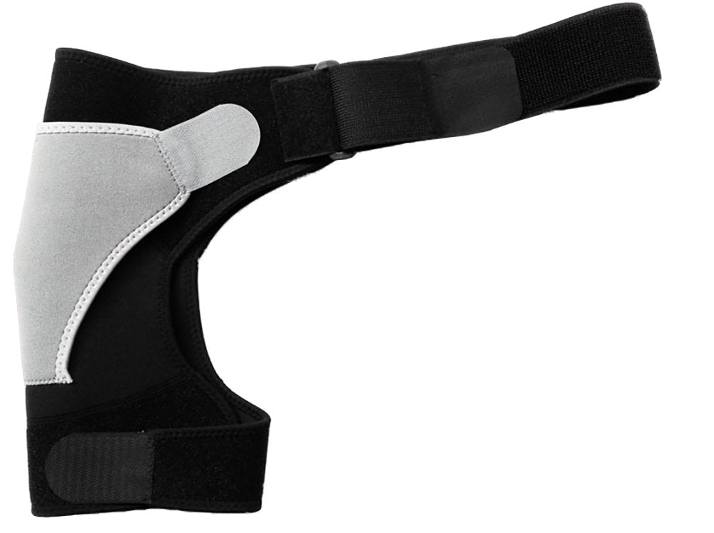 Shoulder Stability Brace Adjustable Shoulder Brace Support with Pressure Pad, Light Breathable Neoprene Rotator Cuff Shoulder Support for Sport, Dislocated AC Joint, Labrum Tear, Shoulder Pain - Right