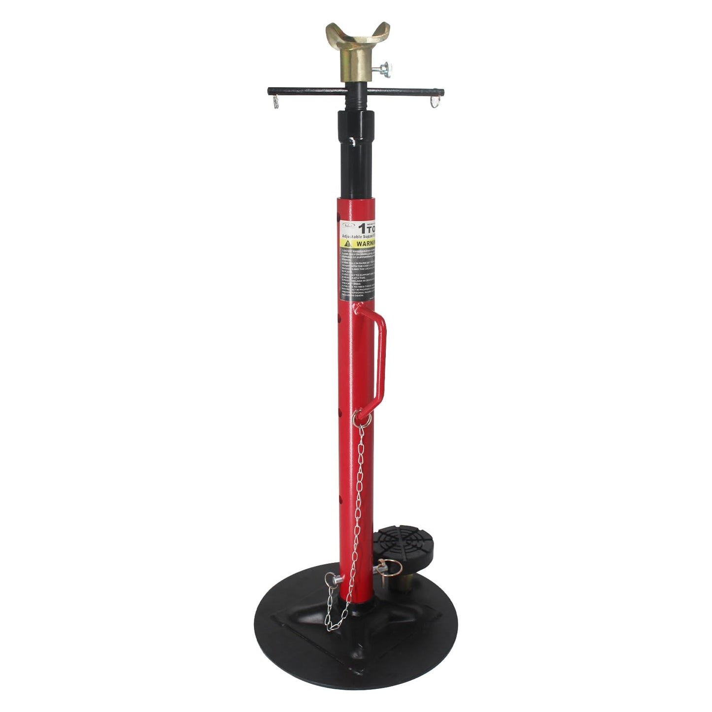 BESTOOL 1.5-Ton (3000Ibs) Underhoist Support Stand with Handle, Adjustable Height 30.7'' to 70.8'', Multi-Functional Topped Adapter, Easy Switching, Supporting Vehicle Components（US Patented）