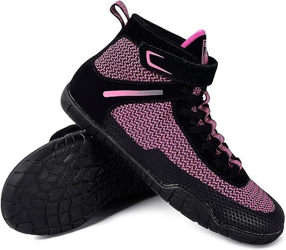 Womens Wrestling Shoes Boxing Shoes Zero Drop Sole