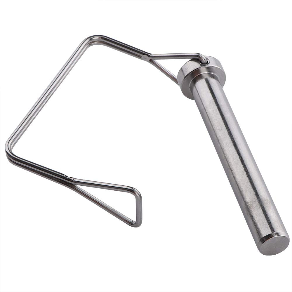 2 Pcs Large Safety Coupler Pin 1/2" x 3.54"(12.6mm x 90mm), Full Marine Grade 316 Stainless Steel Heavy Duty Shaft Locking Pin