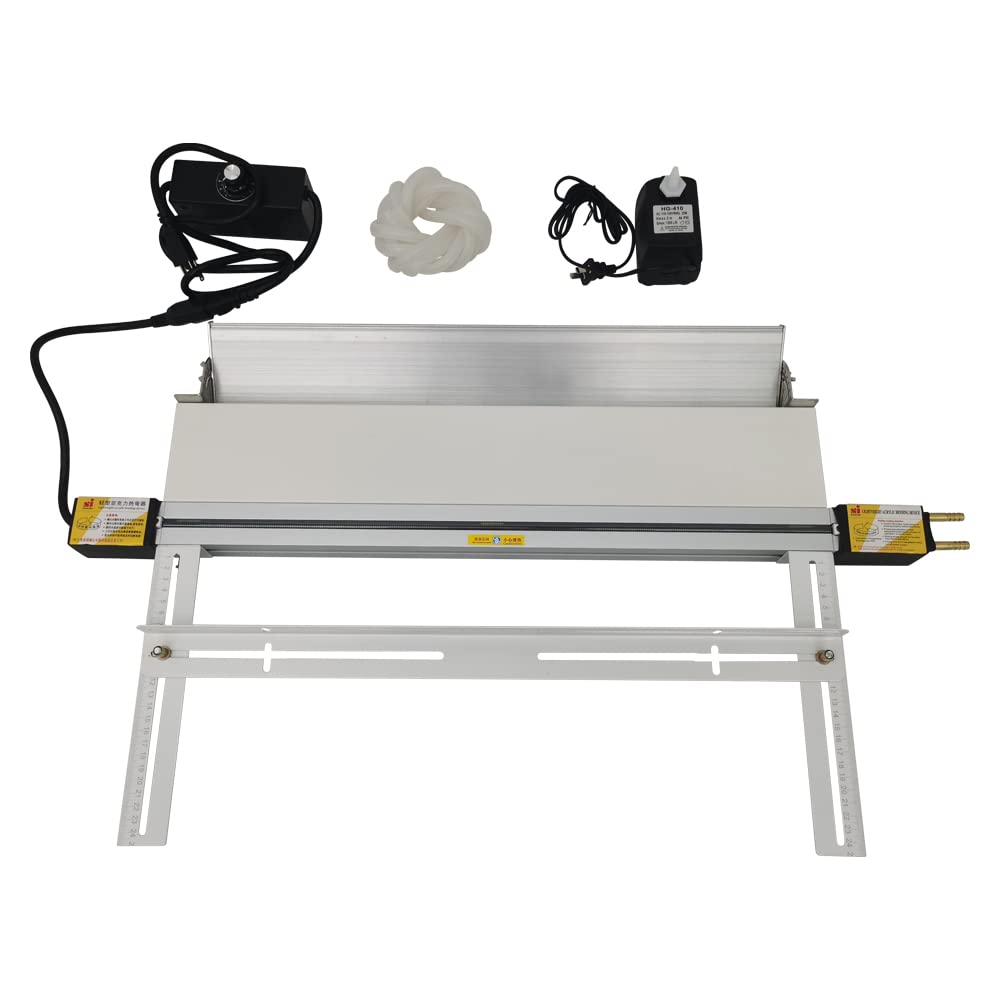 PreAsion 110V Acrylic Plastic Heat Bending Machine 24inch/60cm with Bracket Angle Adjustment PVC Bender