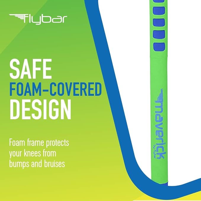 Flybar Jolt Pogo Stick for Kids Ages 6 and Up, 40 to 80 Pounds, Perfect for Beginners, Easy Grip Foam Handles, Anti-Slip Foot Pegs, Outdoor Toys for Boys, Jumper Toys for Girls, Outside Toys for Kids