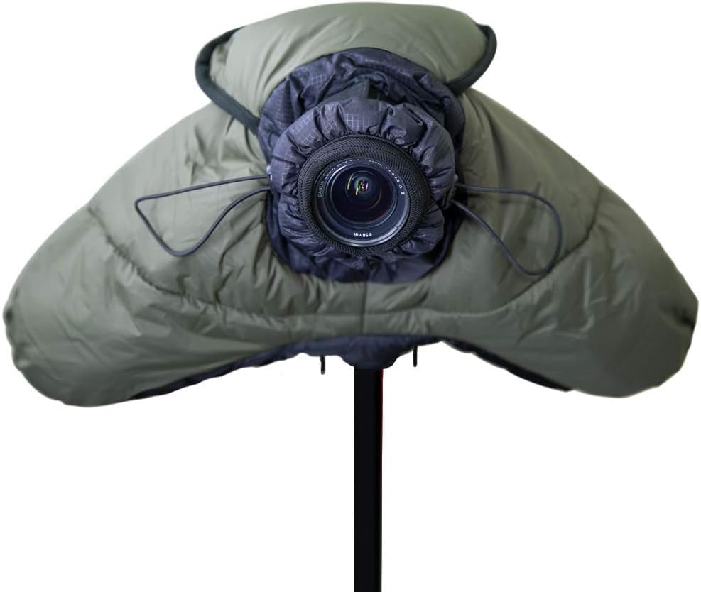 CamRebel 24-70mm, 24-105mm, 15-85mm,18-135mm, 55-205mm, 70-200mm Cold-Proof Warm Cover for DSLR Camera, Camera Rain