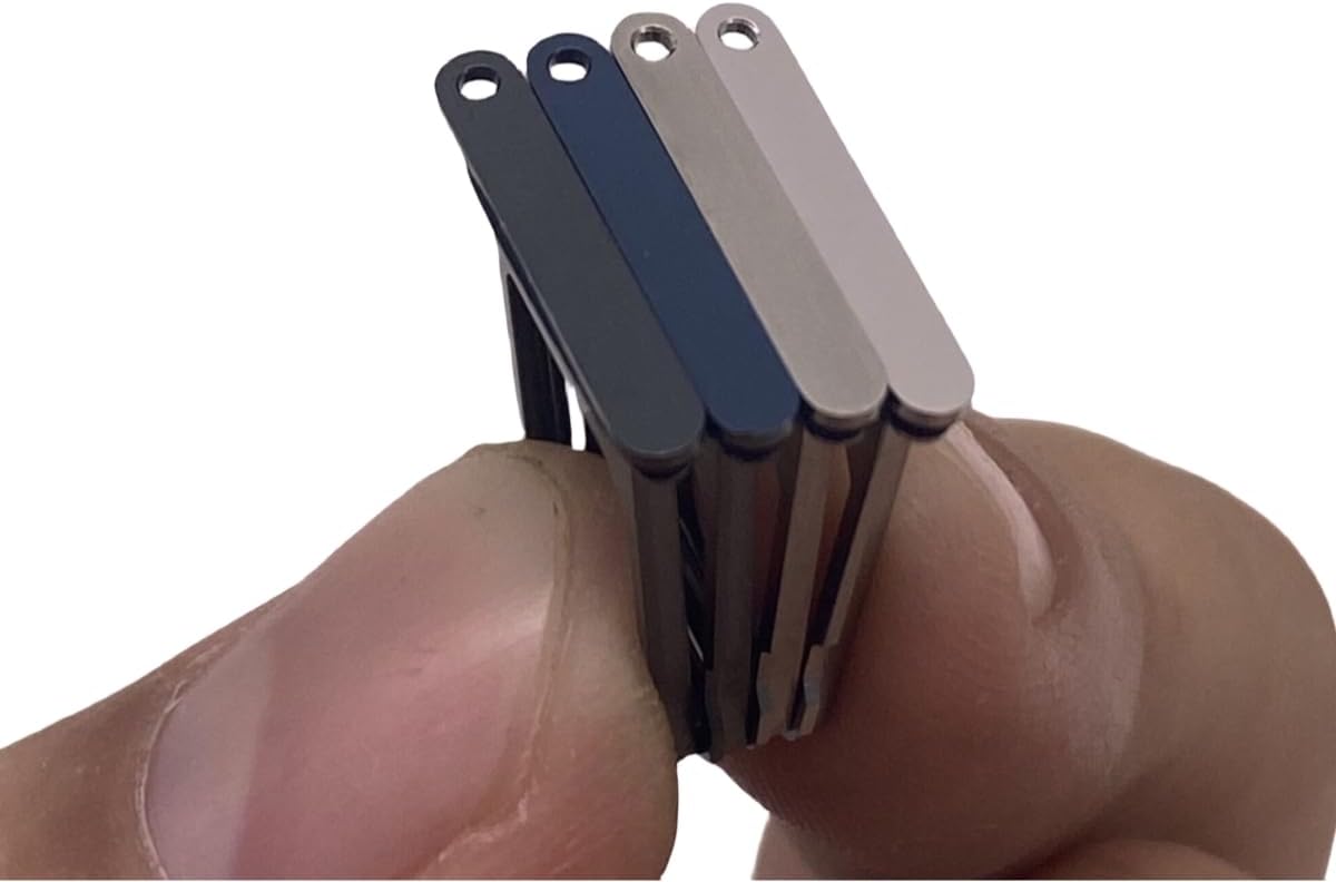 15 15 Dual SIM Card Tray Slot Holder Replacement for iPhone Pro Pro Max with Waterproof Rubber Ring and Sim Card Tray