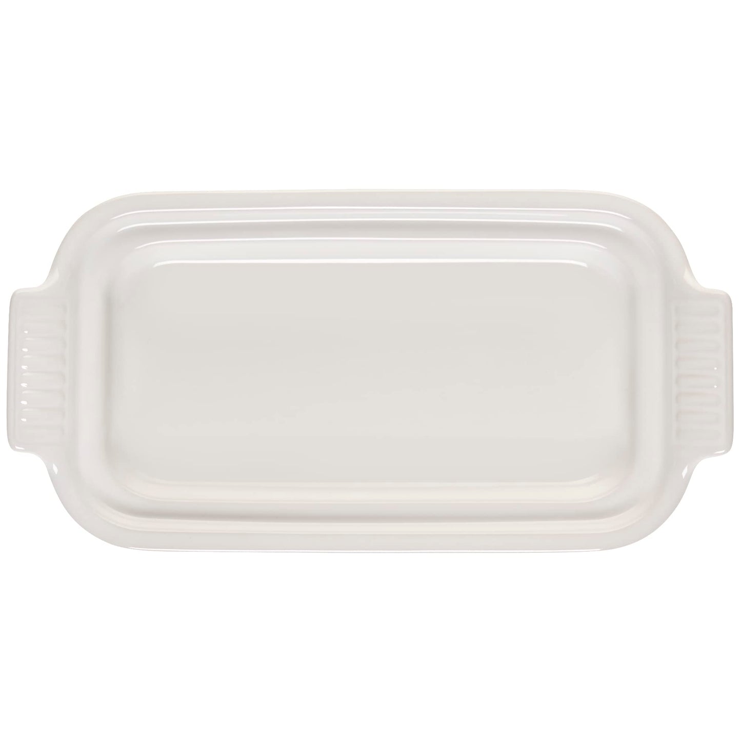 Le Creuset Stoneware Heritage Butter Dish, White